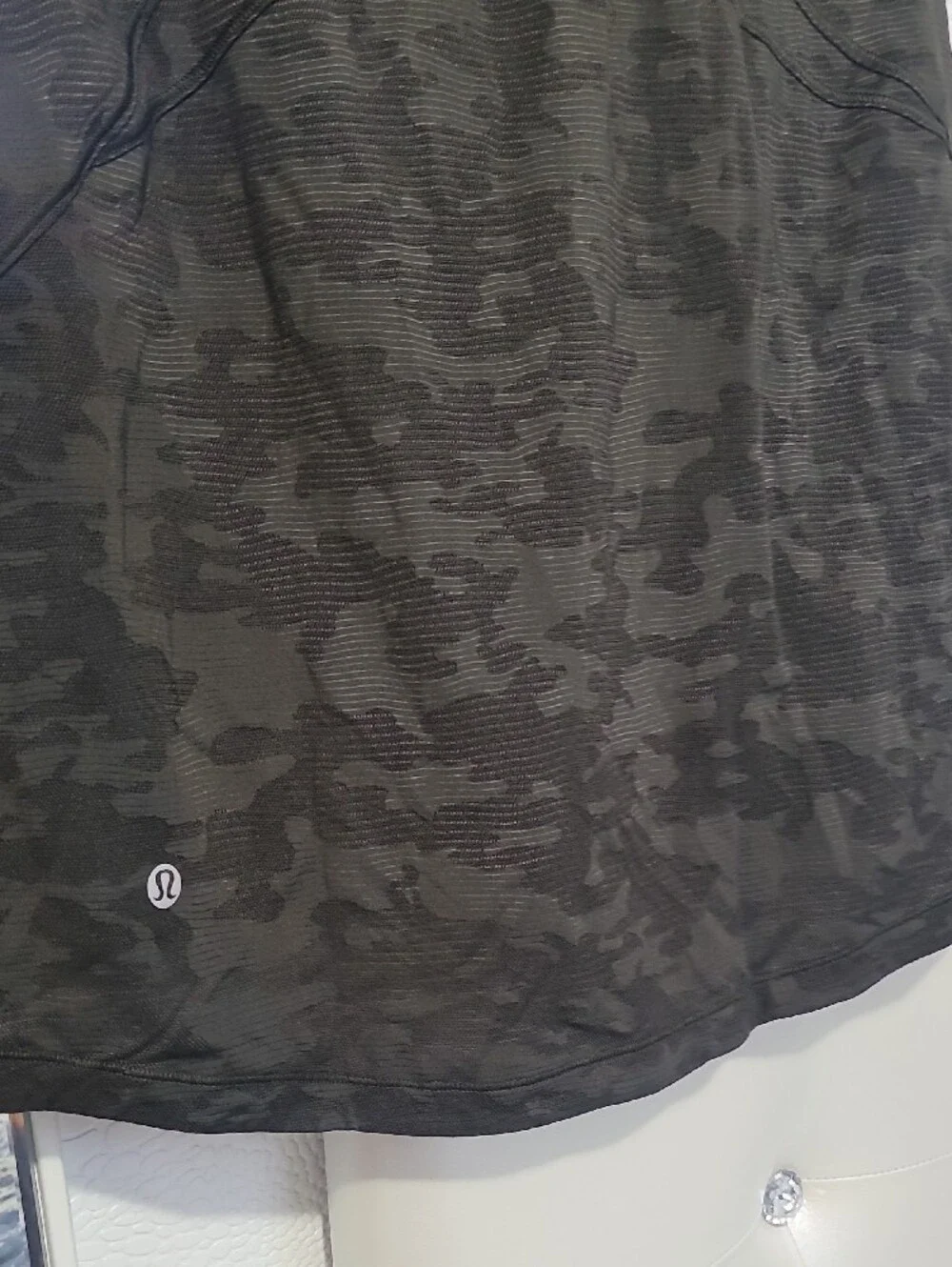 lululemon💎 athletica Women's Dark Gray Camo Short Sleeve Tee